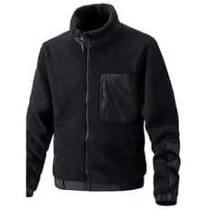 2026 novo estilo outono inverno americano Casual masculino gola alta cordeiro velo moletom masculino jaqueta de lã à pro