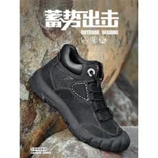 Sanzan masculino Toe camada de couro inverno de alta qualidade sapatos de algodão de couro genuíno masculino impermeável