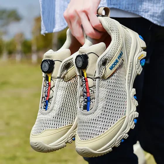 Primavera verão profissional leve malha caminhadas sapatos femininos ao ar livre respirável resistente ao desgaste camin