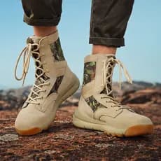 Novas mulheres sapatos de caminhada botas de deserto ao ar livre masculino de alta qualidade Anti-deslizamento sapatos d