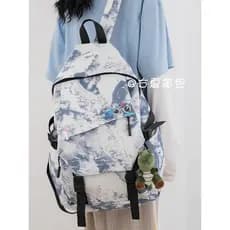 Mochila escolar impopular não-colisão All-Match mochila júnior escola secundária de grande capacidade masculino estudant