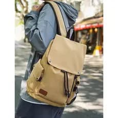 Mochila masculina Casual mochila Retro na moda grande capacidade saco de computador de viagem do ensino médio estudante