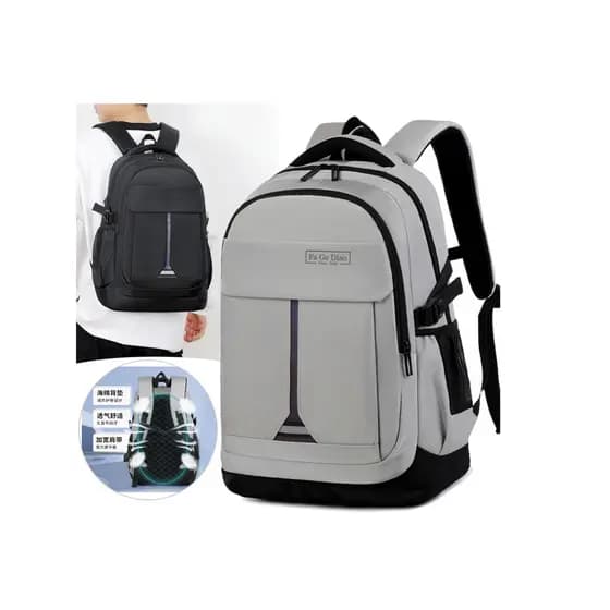 Mochila masculina Casual All-Match grande capacidade computador mochila de viagem feminina simples moda júnior estudante