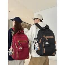 Mochila escolar masculina, estudantes do ensino médio, estudantes universitários, grande capacidade, redução de carga, p
