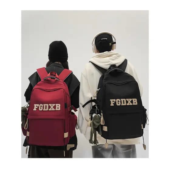 Mochila escolar masculina, estudante universitário, grande capacidade, ensino médio, estudante, moda, mochila combinada