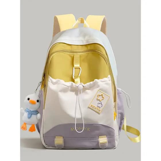 Estudantes do ensino fundamental mochila feminina grande capacidade leve estudantes do ensino médio Colle