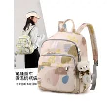 Mamãe saco mochila pequena 2026 novo estilo mamãe grávida grande capacidade moda leve saco de mamãe mãe bebê passeio