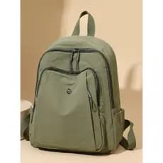 Mochila de moda leve feminina 2025 novo estilo Casual All-Match impermeável pano de náilon viagem ao ar livre mochila de