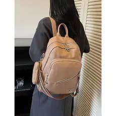 Mochila feminina 2025 novo estilo moda estudante universitário estilo Preppy mochila na moda Casual grande capacidade na