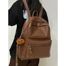 Mochila masculina feminina 2026 novo estilo versão coreana moda estudantes universitários estilo Preppy mochila Casual A