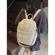 2025 novo estilo mochila feminina moda estudante universitário estilo Preppy mochila na moda Casual grande capacidade Tr