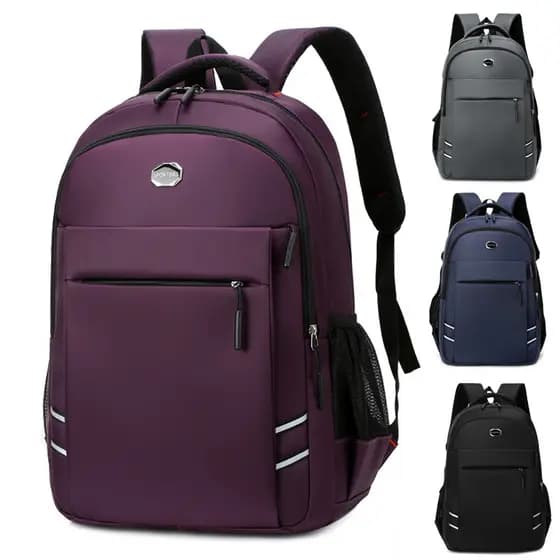 Grande capacidade simples computador esportes mochila de viagem mochila feminina homens do ensino médio estudantes do en