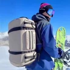 Super grande capacidade Skiboard mochila das mulheres dos homens saco de viagem saco de ginásio mochila saco de basquete