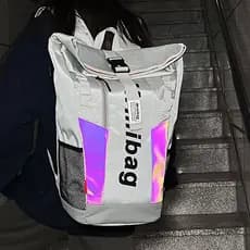 Mochila masculina de grande capacidade, roupa de rua, esportes, computador, viagem, tendência da moda, reflexiva, estuda