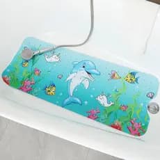 100*40 Tapete de chão DIY Padrão Amazon Tapete de banheira estendido PVC Banheiro Tapete antiderrapante Tapete de chuvei