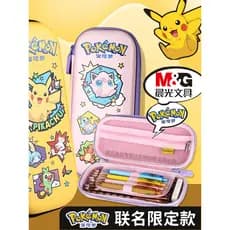 Estojo tridimensional da série Pokémon Morning Light Material EVA à prova d'água Super grande capacidade Padrão de elfo