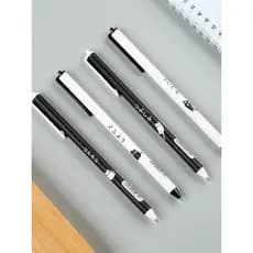 BESGU Caneta Gel Estilo Japonês Meow Caneta Estudante Imprensa Caneta Gel 0.5mm 71010 Bai Shijia