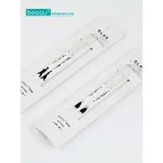 BESGU Caneta Gel Estilo Japonês Casal Par Caneta 2pcs Estudante Imprensa Caneta Gel 0.5mm Bai Shijia 71023
