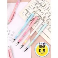 Caneta automática 0.9mm estudantes do ensino fundamental inquebrável lápis recarga crianças fresco 0.9 chumbo chumbo ati
