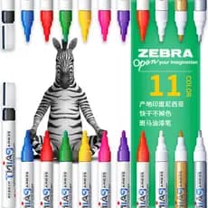 Japão zebra zebra caneta de pintura marcador oleoso zebra MOP-200M assinatura caneta pneu retoque pintura caneta