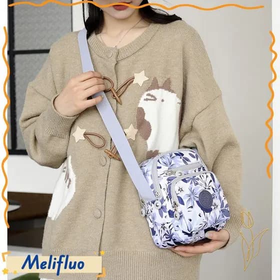 Melifuo Bolsa Crossbody , De Ombro Multifuncional , Moda Multi Bolsos Telefone Feminina
