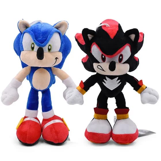 25cm SEGA Game Sonic Adventure Anime Figura the Hedgehog Plush Toys Doll Hold Pillow Almofada Pelúcia