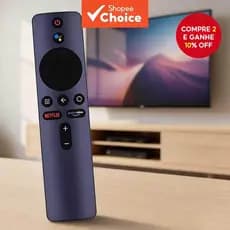 Xiaomi Mi TV Controle Remoto Compatível com Controle Remoto de Voz Bluetooth Xiaomi e Caixa de TV Xiaomi