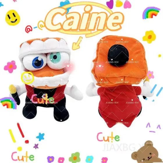 【Inventory】The Amazing Digital Circus Caine Plush Toy Dolls Gift for Kids Home Decor Brinquedos De Pelúcia Digital Circu