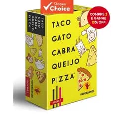 Jogo de Cartas Taco Cat Goat Cheese Pizza |     Artesanato divertido em papel adequado para encontros familiares, ideia