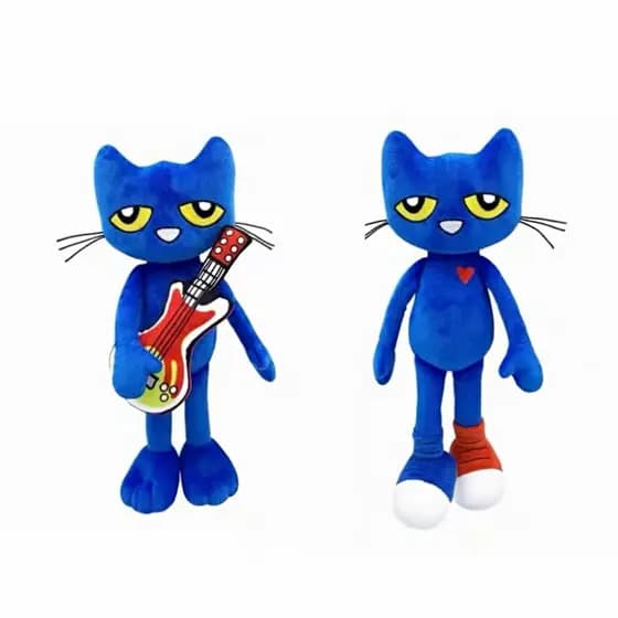 30cm Livro Personagem Pete O Gato Brinquedo De Pelúcia Macio Bonito Bicho Boneca Presente Para Crianças Aniversário Nata
