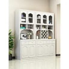 Novo estilo chinês armário de vinho de madeira maciça moderno e minimalista sala de estar armário de entrada decorativo