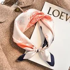 Hangzhou seda amoreira lenço de seda feminino pequeno lenço quadrado All-Match decorativo bandana cachecol presente Gi
