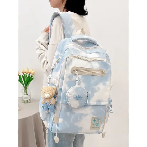 Mochila escolar para meninas do ensino médio de grande capacidade 2026 Novo estilo Mochila escolar leve para estudantes