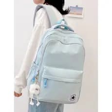 Mochila escolar feminina estudante do ensino médio grande capacidade 2026 novo estilo estudante do ensino médio mochila