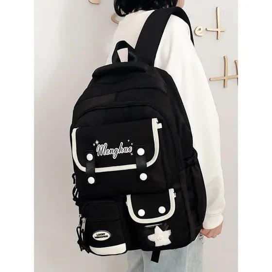 Mochila escolar para meninas, estudantes do ensino médio, grande capacidade, estudantes do ensino médio, viagens
