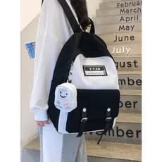 Mochila escolar para meninas do ensino médio, grande capacidade, 3-6 séries, leve, estudantes do ensino médio, mochila p