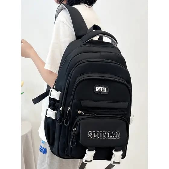 Mochila escolar para meninas do ensino médio, mochila escolar de grande capacidade para estudantes do ensino médio, 3 an
