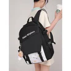 Mochila escolar para meninas, estudantes do ensino médio, grande capacidade, estudantes do ensino médio, mochilas leves