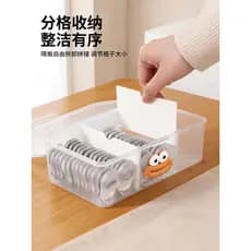 Japonês jogando beleza olho caixa de armazenamento vários pares gaveta grande capacidade caixa invisível Desktop transpa