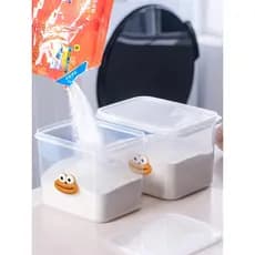Pó de lavagem dedicado caixa de armazenamento embalagem contas de Gel de lavanderia selado recipiente de sabão em pó à p