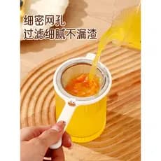 Malha de filtro de suco 304 aço inoxidável malha de drenagem doméstica recém-espremida laranja romã suco frutas suco esc