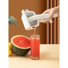 Espremedor Manual pequeno portátil espremedor de resíduos de frutas separação de suco fritar espremedor