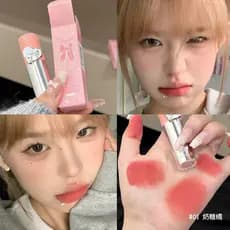Danyan Hanweier ~ Matte Lip Glaze Não é fácil de colar Copo Mousse Pó Creme Fosco Veludo Branqueador Batom Lama Labial B