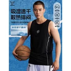 Victor colete esportivo masculino roupas de secagem rápida verão roupas de Fitness correndo basquete Badminton gelo seda