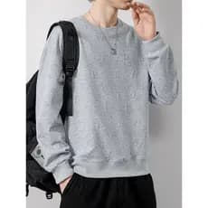 Primavera outono estilo casal usar camisa de manga comprida camisola de malha pesada camisola masculina outono estilo un