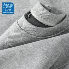 Zhenweisi LIFE Forro de Lã Moletom Masculino Inverno Quente Em Torno Do Pescoço Top Masculino Outono Inverno Jaqueta Mas