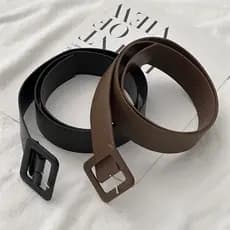 Versão coreana ins simples Casual cinto masculino feminino literário Retro pino fivela cinto estudante moda bonito All-M