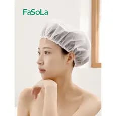 Japão japão FaSoLa touca de banho feminina à prova dwaterproof água banho touca de banho cozinha à prova de fumaça espec