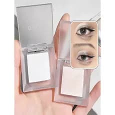 Gellas gellas Glitter iluminador fosco sombra Facial creme iluminador monocromático branco puro paleta de sombra fosco c