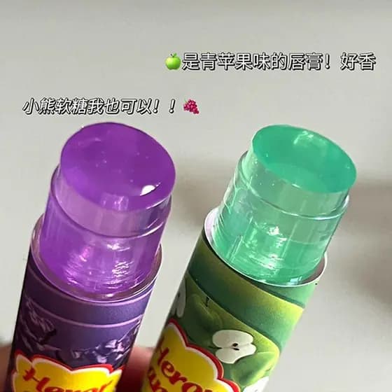 Cristal congelado fruta sabor bálsamo labial máscara transparente hidratante hidratante Base de batom esfoliante pele mo
